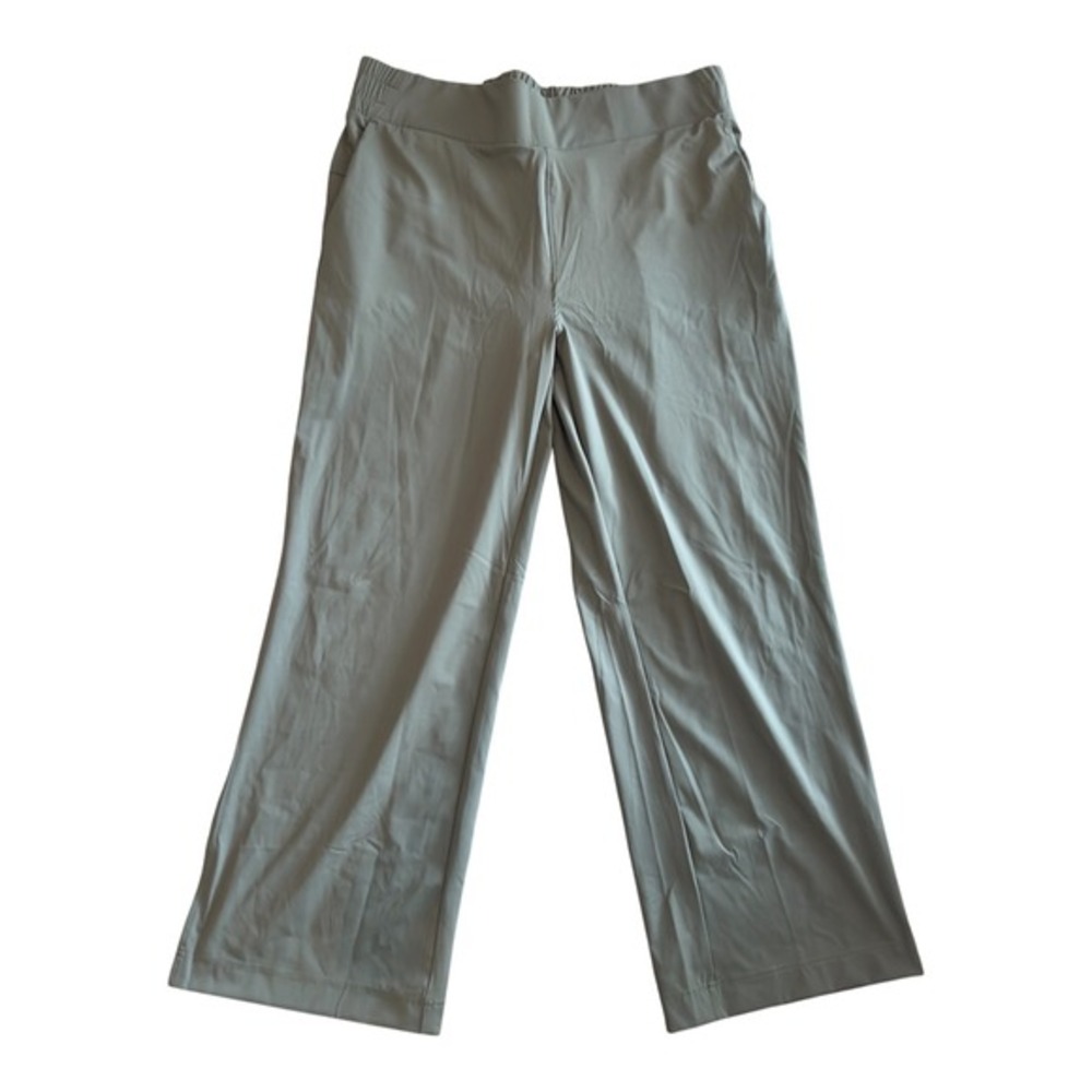 Member's Mark Womens‎ Travel Wide Leg Pants Olive Green XL New With Tags